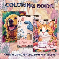 30 Sheet Adult Drawing Book-,11.2x 8.3 inch 100gsm thick paper for soothing, anxiety and more, perfect for many holiday gifts! 1