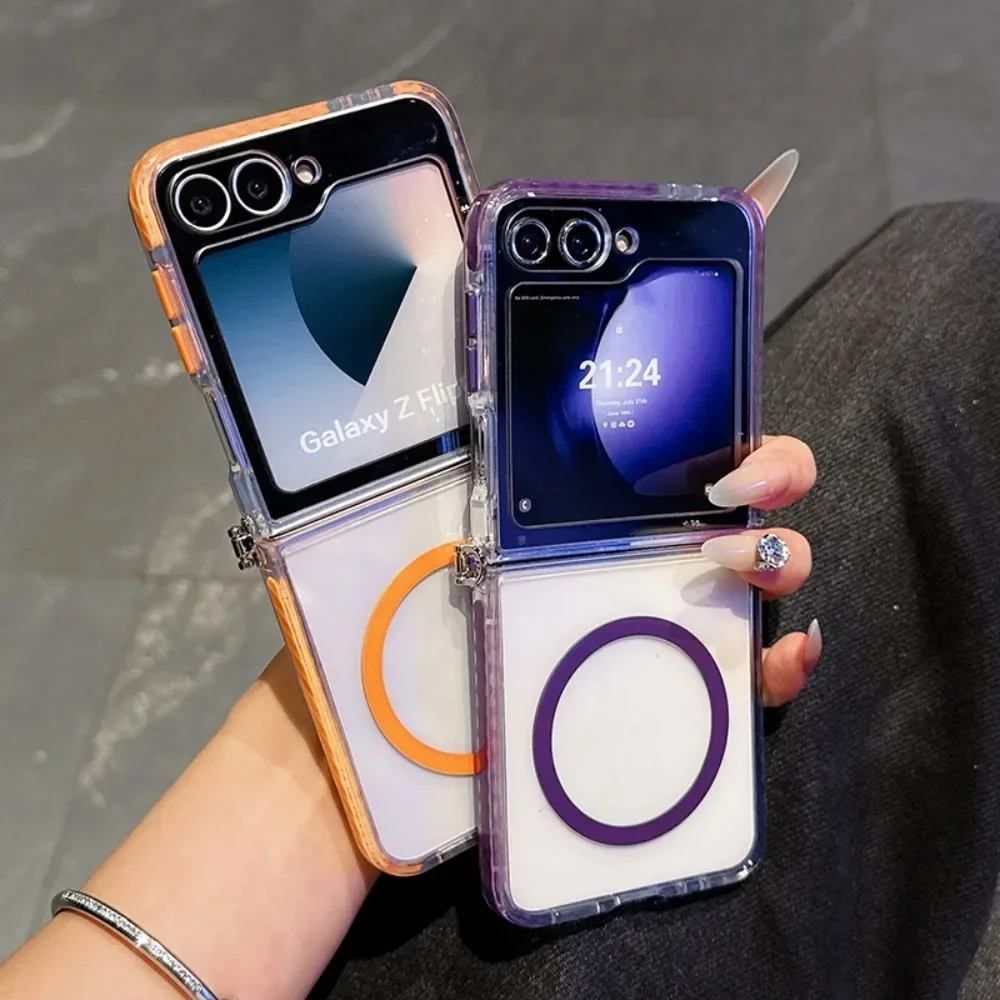 Magnetic Clear Shockproof Phone Case with Magsafe Compatibility