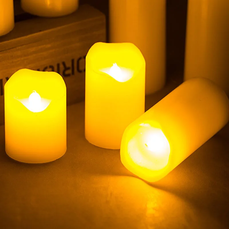 Velas pequeñas de parafina sin humo para el hogar, suministros para cena y  bodas, piscina, sabbat