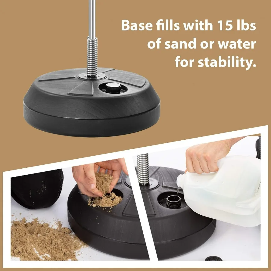 TechTools Punching Bag with Stand, Boxing Bag for Teens & Adults - Height Adjustable - Speed Bag for Training, Boxing Equipment,