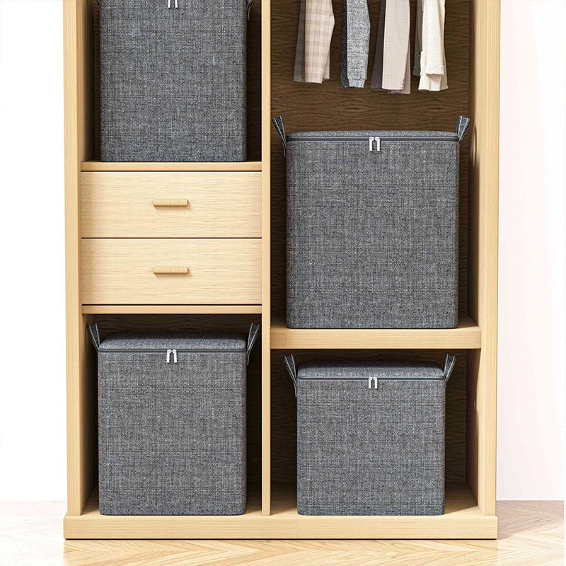 Quilt Clothes Storage Bag Waterproof Closet Wardrobe Organizer Large Capacity Clothes Organizer Foldable Dustproof Sorting Bags 4