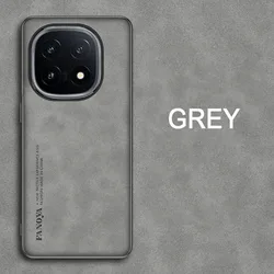 Luxury Leather Anti - Drop & Anti - Slip Phone Case Cover for Vivo Iqoo 11 Pro (Grey)