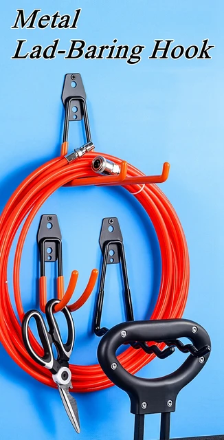 Garage Storage Utility Hooks,Garage Garden Tool Organizer,Hanging Utility Wall Mount Hooks,Heavy Duty Tool Storage Organizer 2