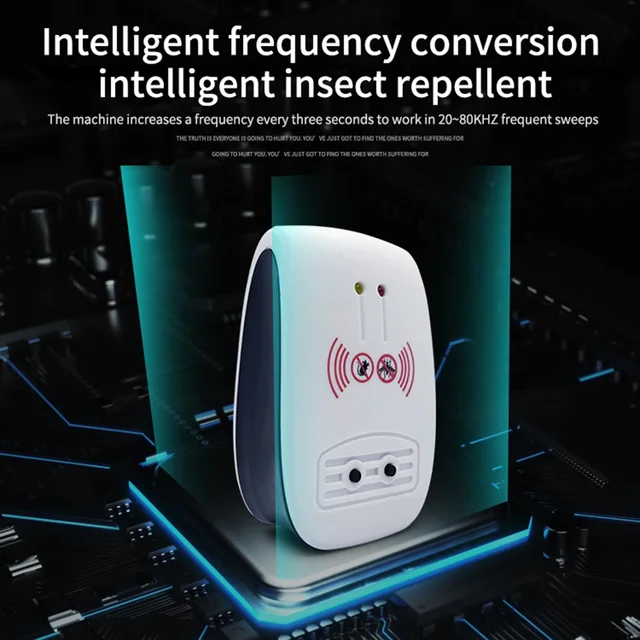 1Pcs Pest Reject Ultrasonic Mosquito Mouse Repeller Electronic Anti Rodent Insect Rats Pest Control Repellent For Home Indoor 6