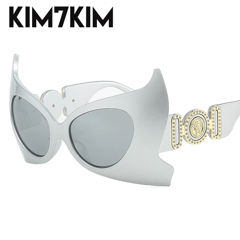 

Oversized Butterfly Y2k Sunglasses Women Men 2024 Luxury Brand Designer Trends Punk Sun Glasses Female Bat Shades Gafas De Sol