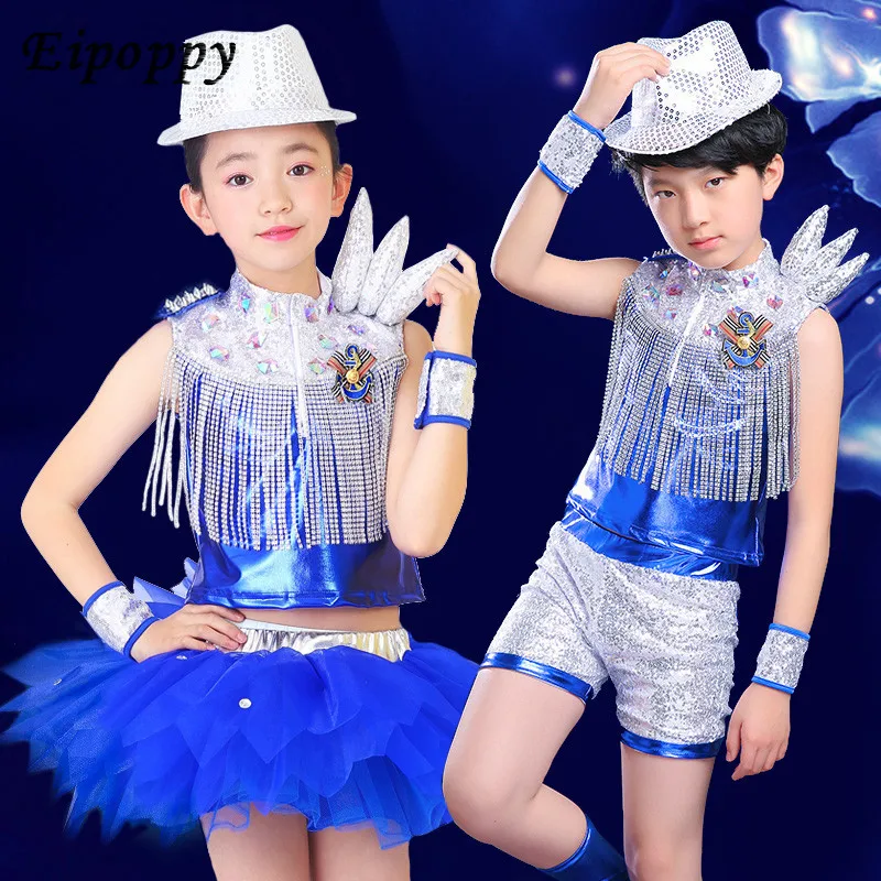 

Children's Day Costumes Kindergarten Dance Costumes Girls Tutu Skirt Children's Jazz Dance Sequin Performance Costume