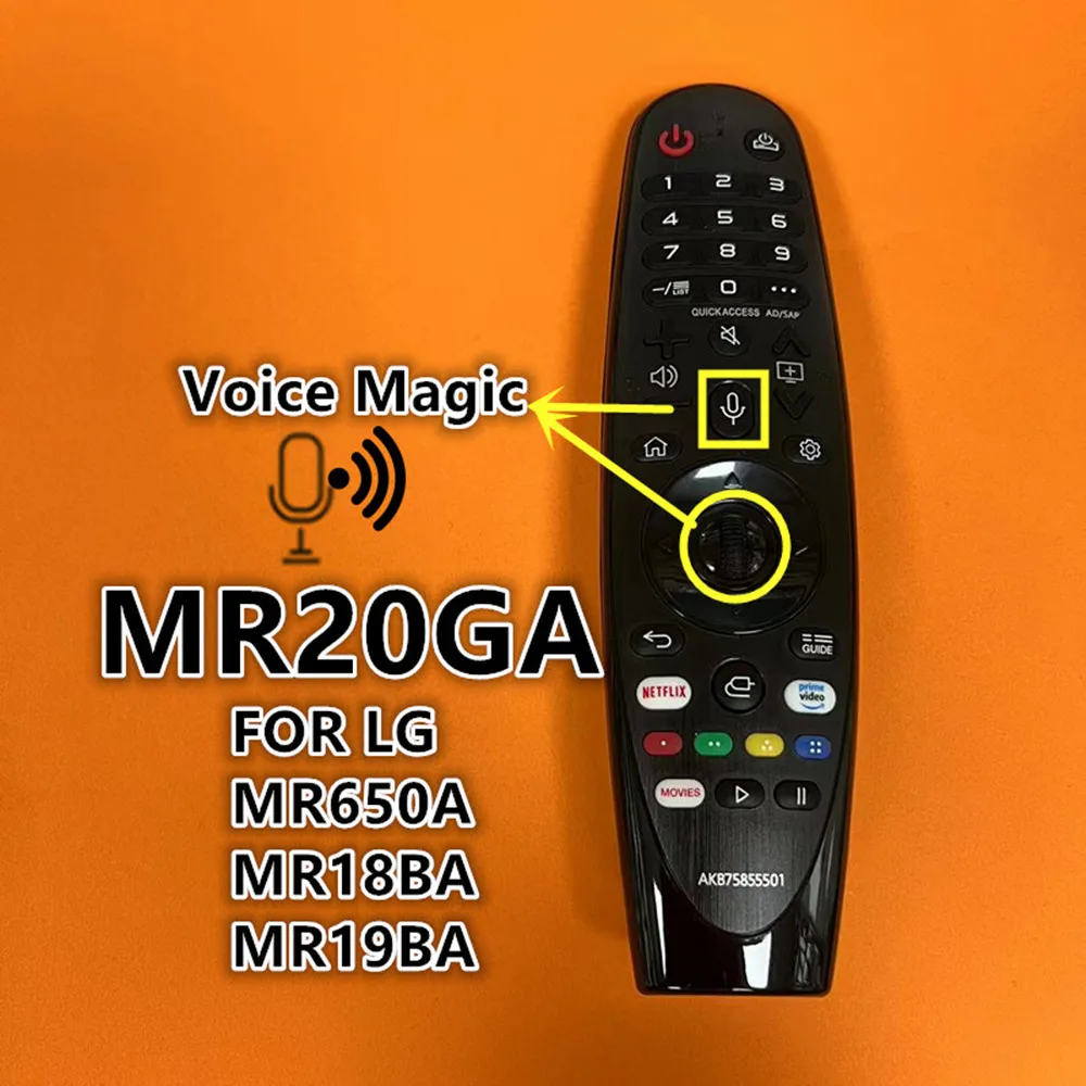 음성 매직 마우스 AKB75855501-AN-MR20GA 리모컨 스마트 TV AN-MR20GA, MR19GA MR650A MR18BA, 신제품