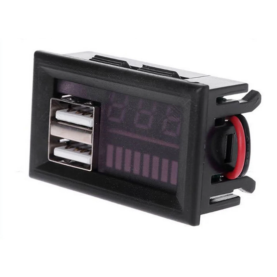 Indicatore Di Capacit&agrave; Della Batteria Al Piombo A LED Da 12 V