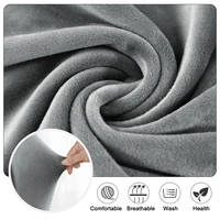 1/2/4/6 Velvet Short Back Chair Cover Stretch Slipcovers Elastic Seat Chair Covers Dining Room Bar Office Party Banquate - Image 3