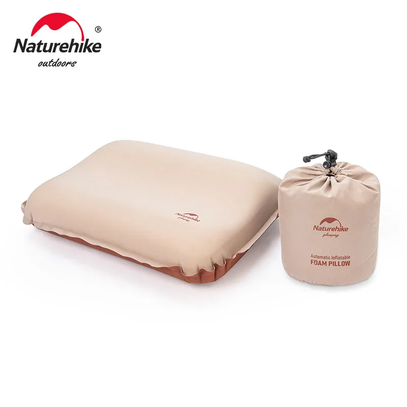 Naturehike Camping Pillow Self Inflating Pillow 3D Ultralight Sponge Outdoor Travel Automatic Inflatable