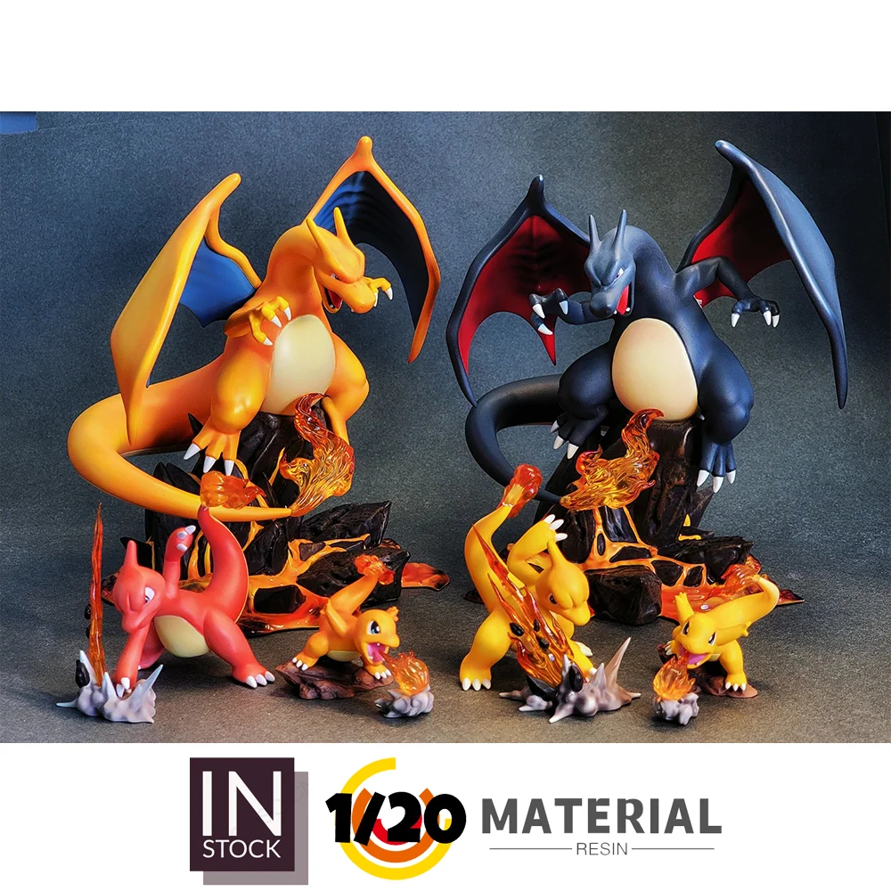 In Stock] 1/20 Resin Figure [MZ] Charmander Charmeleon Charizard