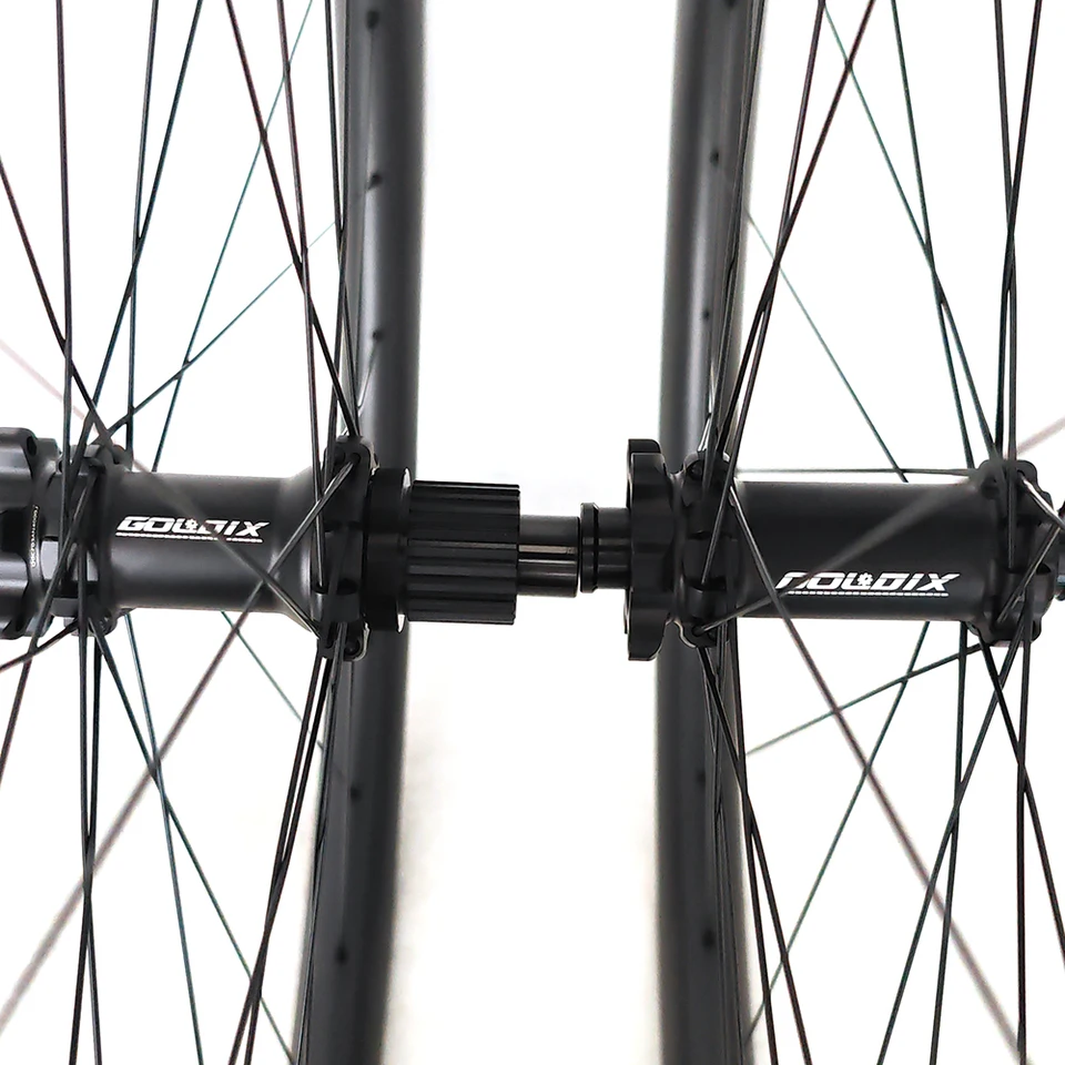 Paire Roues Carbone 29 Pouces VTT Gravel Boost XC Largeur 20mm Sans Crochet Disque