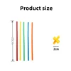 100 Pcs Straw Block Assembly Creative Toy Magic Smart Stick DIY Building Toy Kindergarten Versatile Construction Materials Toys 5