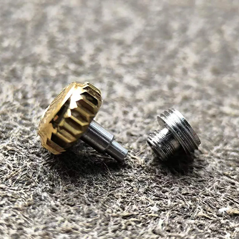 For Rolex watch head time button diameter 6.0mm non-fading tools accessories Mechanical metal unisex two colors