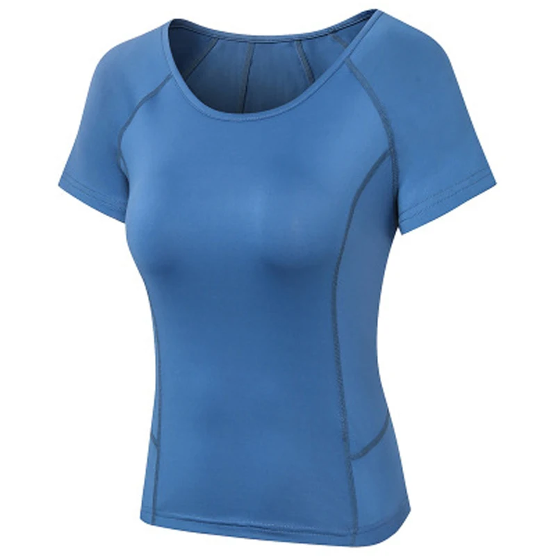 Sports T Shirt Yoga Top Yoga Shirt Sports Shirt Women Yoga Top Running Workout Gym Crop Top Short Sleeve Stretch Casual Exercise T-Shirts Fitness