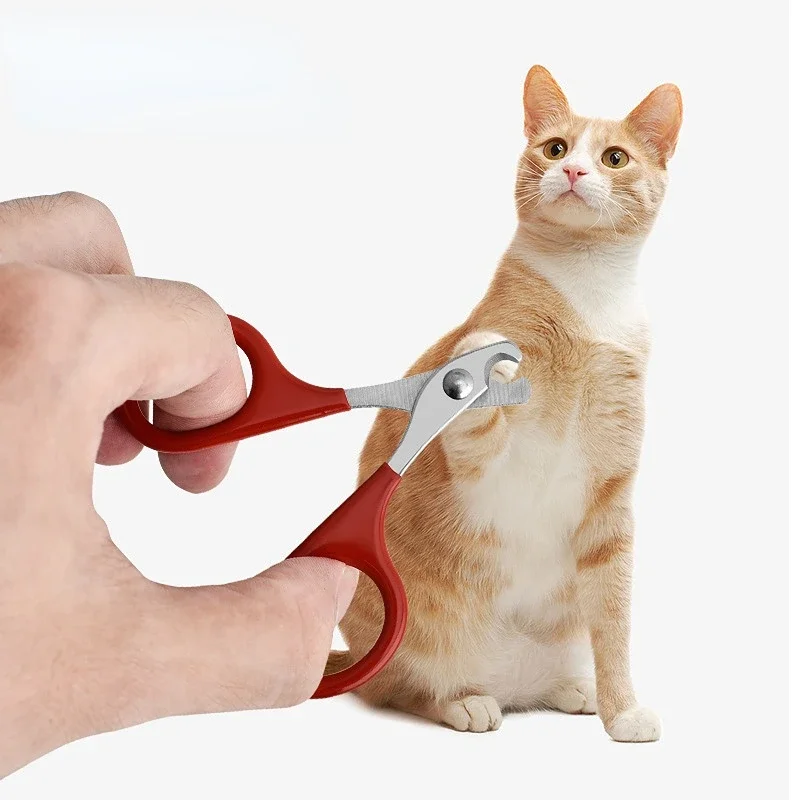 Professional Cat Nail Scissors Pet Dog Nail Clippers Toe Claw Trimmer Grooming Supplies Products for Small Dog Gatos Accessories