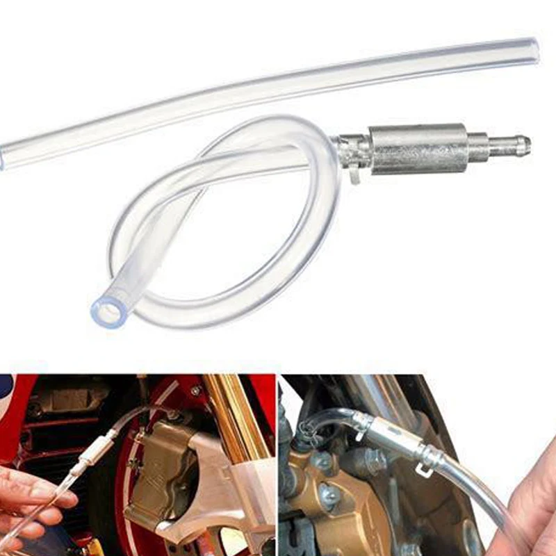 

Universal Brake System Aluminum Rubber Clutch Brake Bleeder Motorcycle Parts Hose Tube Bleeding Tool Auto Accessories