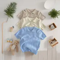 55910-699a8c.jpg Boys Clothing Knitted Polo Shirt Casual Short Sleeve Summer Top