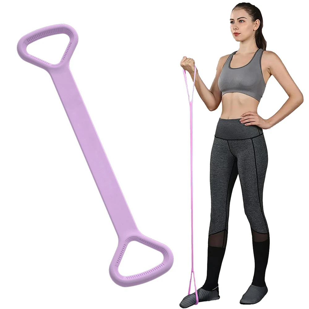Resistance Band Yoga Tool Open Back Practice Shoulder Yoga Stretching Belt 8-shaped Tension Rope Pull Strap Fitness Home Gym