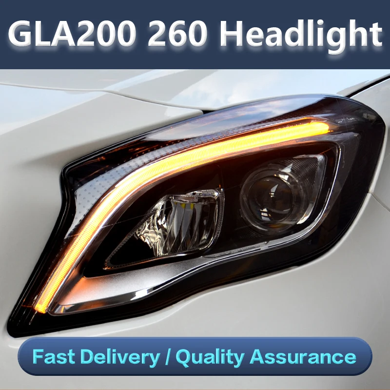 

Car Styling Headlights for Benz GLA 200 220 260 LED Headlight 2015-2019 Head Lamp DRL Signal Projector
