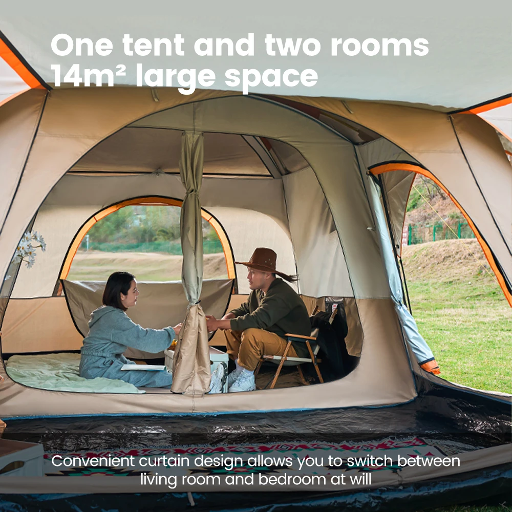 Sonuto Thickened Double Layer 2 Room Tent 4
