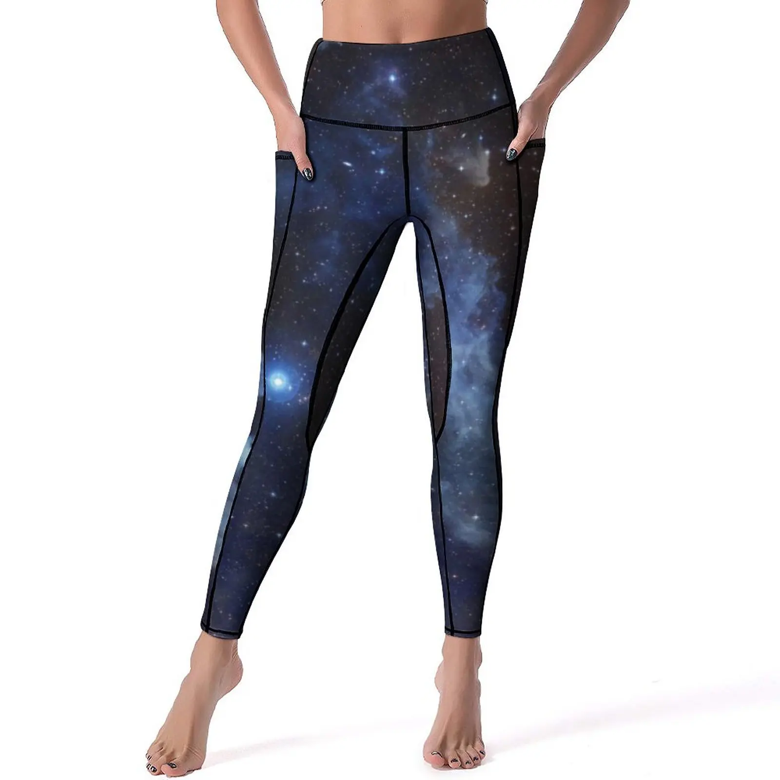 

Star Cloud Yoga Pants Sexy Galaxy Print Design Leggings Push Up Gym Leggins Women Sweet Stretchy Sport Legging