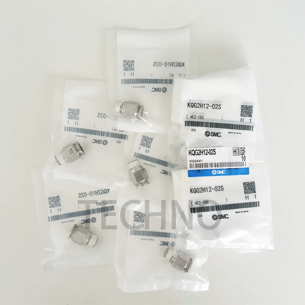 

SMC Plugs Pneumatic Fittings KQG2H12-02S 4E2-1EU New Energy Vehicle Automation Power Industry SS316