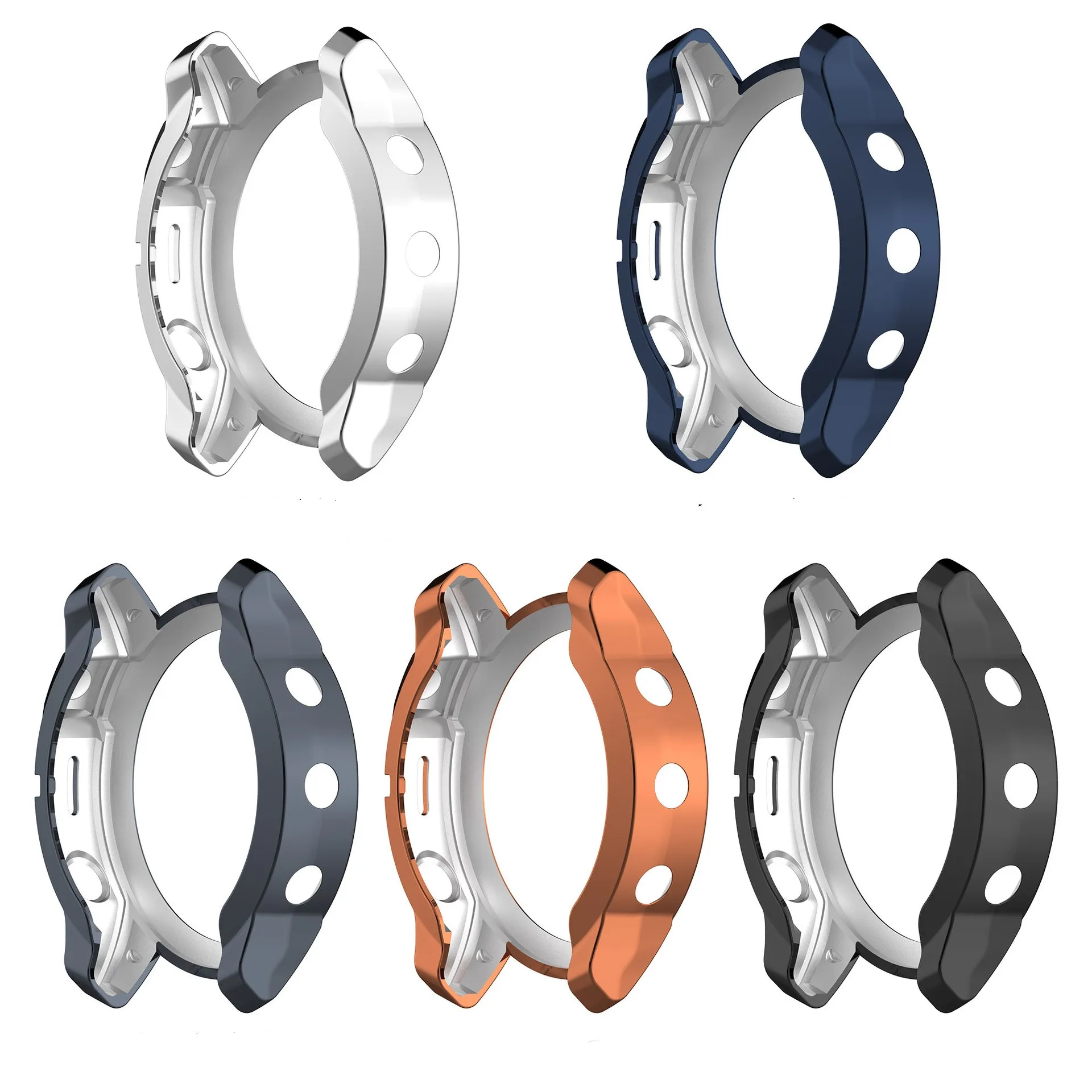 HD Glass Screen Protective Case For Garmin Fenix7/Fenix7S/Fenix7X Watch Band Frame Bracelet Frame Cover for Garmin Fenix 7 Film