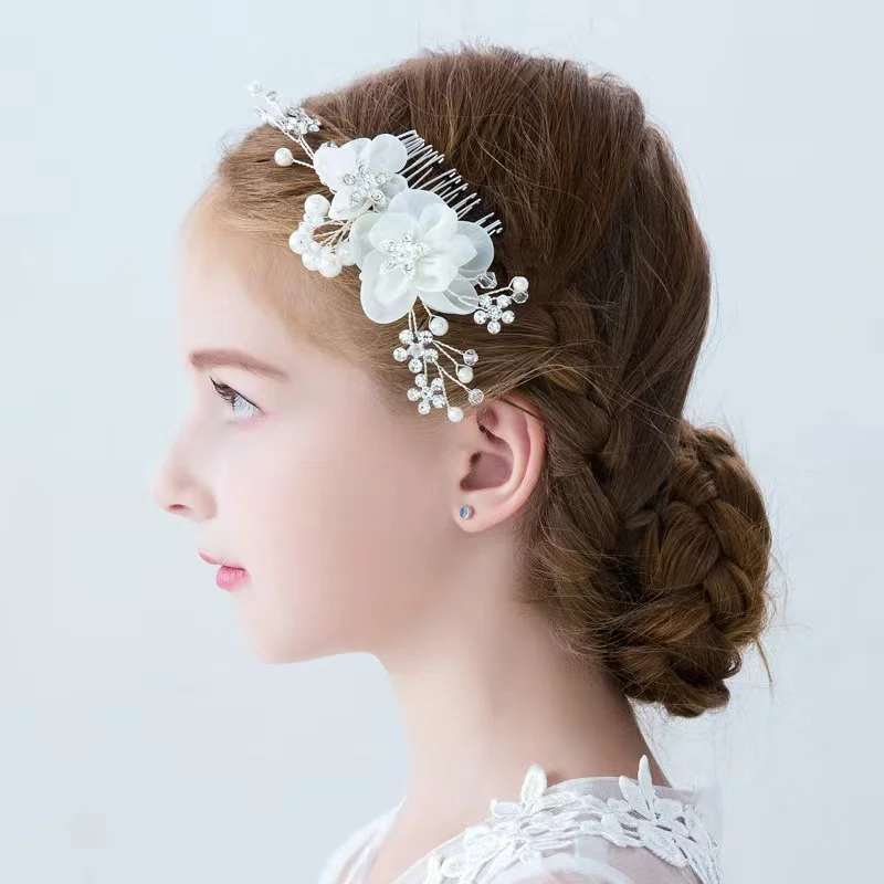 Children's hair accessories Princess rhinestone accessories flower children's hair band Korean girls' birthday party show lovely