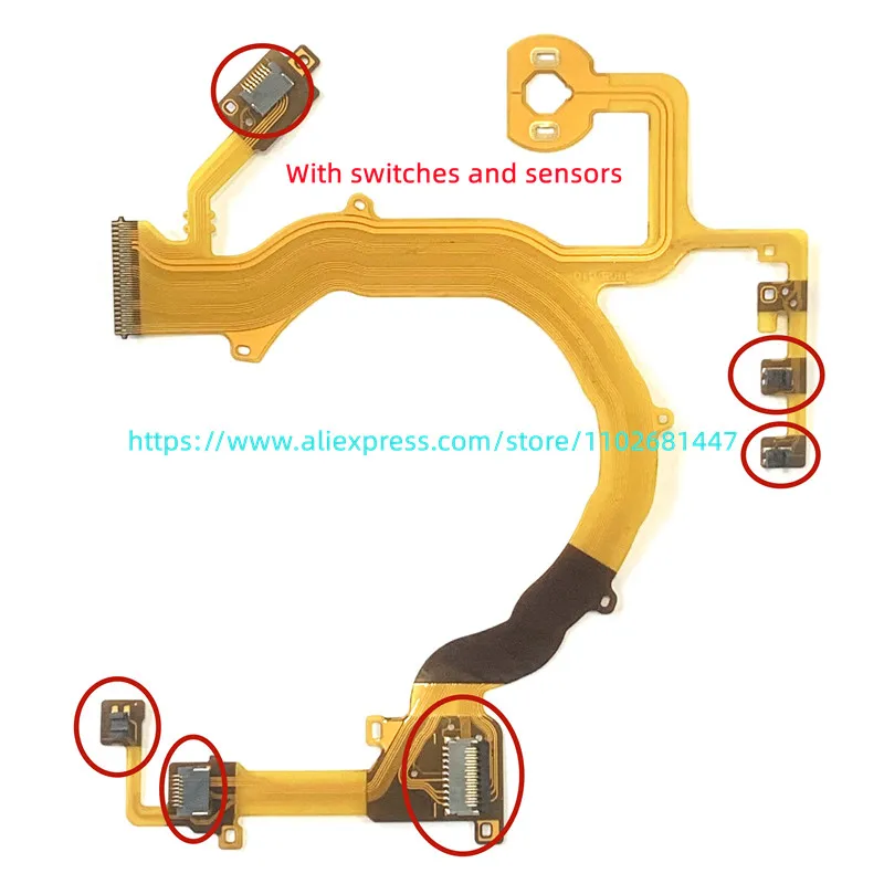 NEW G7X2 Lens cable Zoom Back Main Flex Cable For CANON PowerShot G7X G5X G7XII G7X2 Digital Camera Repair Part  With sensor 1pcs back rear big main camera module flex cable for samsung galaxy a9 a9000 back main flex cable rear camera new