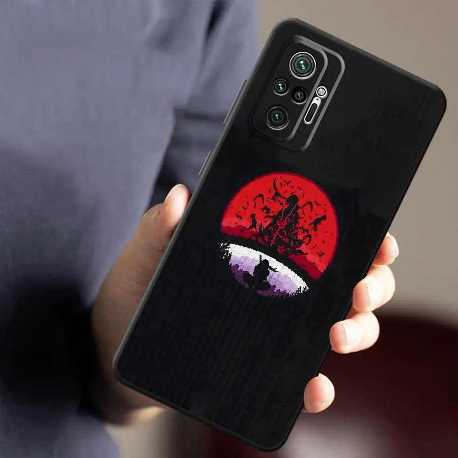 Uchiha Itachi Handsome Black Soft Phone Case