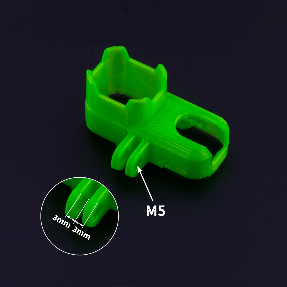 Enhanced TPU Mount Framework Support Bracket for 4K Action Cameras and FPV Drones