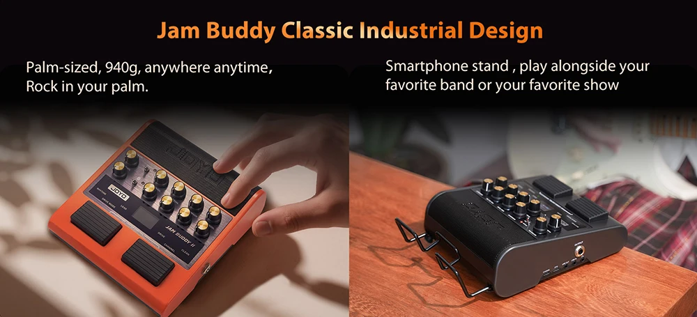JAM BUDDY II 10W Guitar Amp 14 Amp Models 9 Effects Drum Machine Looper Bluetoot