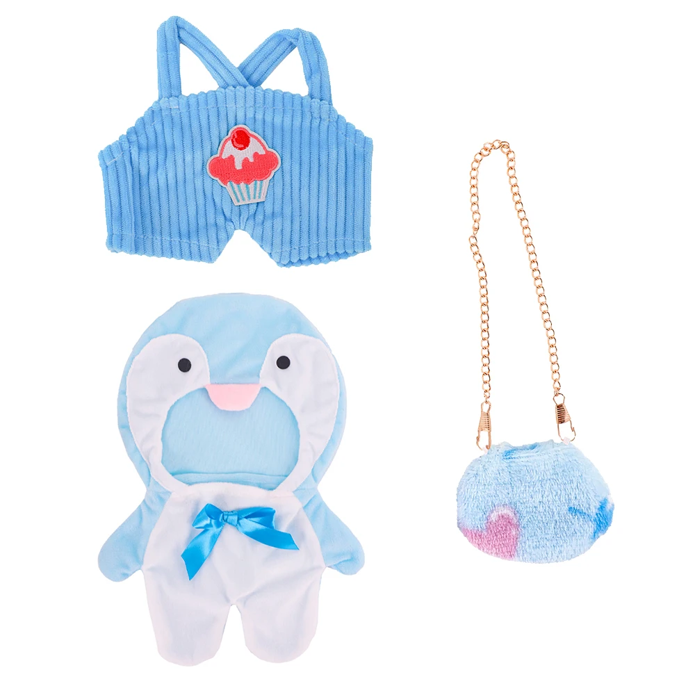 thumbnail image 1 of 3PCS Clothes For Duck 30 cm lalafanfan Yellow Duck Kawaii Plush Toy Accessories Soft Animal Dolls Children's Toys Birthday Gifts, 1 of 5