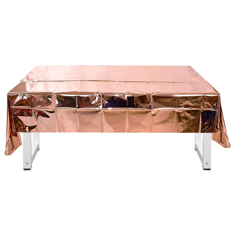 Rose Gold Party Disposable Tableware Set Paper Plate Cup Kids Adult Birthday Wedding Bachelorette Party Decoration Baby Shower