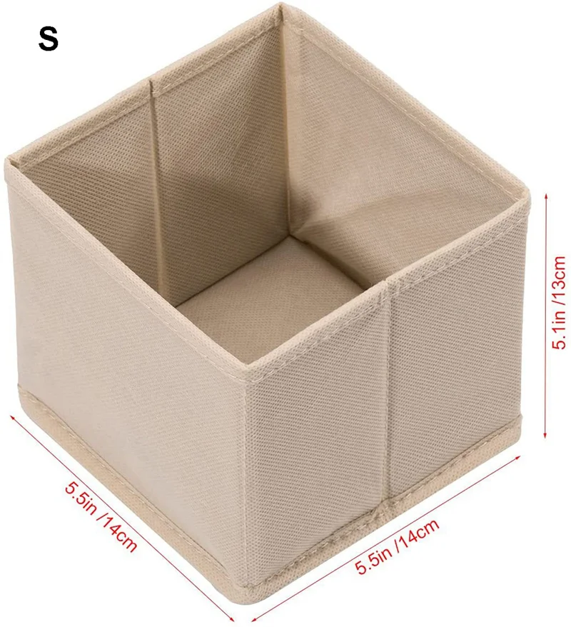 Non Woven Fabric Storage Organizer, Wardrobe Drawer, Space Optimization, Household 5
