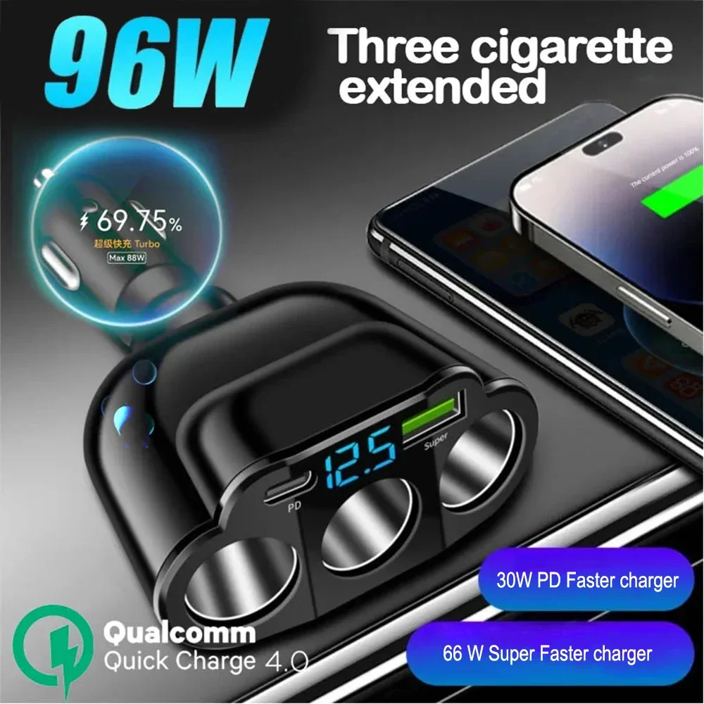 Car USB Type C Charger 12V-24V