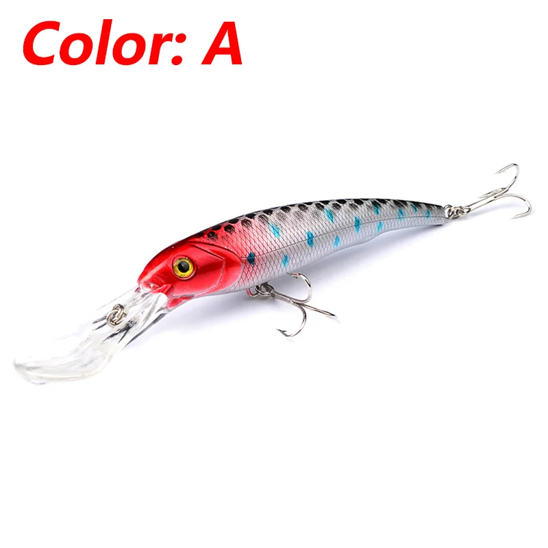 1PCS Minnow Wobblers Fishing Lure 28g/16.5cm Big Crankbait Hard Plastic Artificial  Bait for Peche Bass Trolling Pike Carp Lures - AliExpress