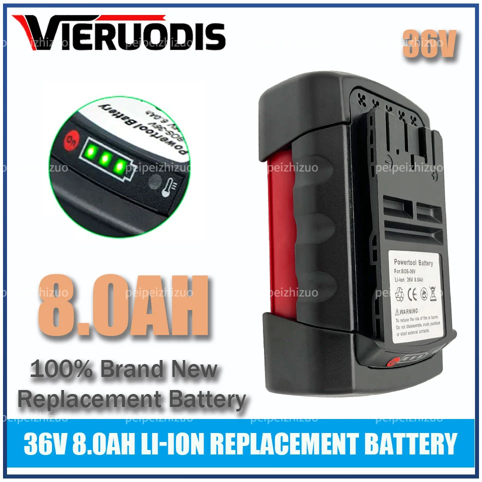 

For Bosch 36V battery 6000mAh 8000mAh 9000mAh BAT4030 BAT4040 BAT4050 BTA4060 Li-Ion Battery