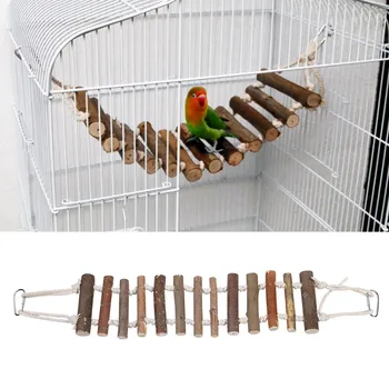 Natural Rope Bird Ladder Swing 1