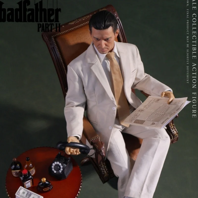 

In Stock FISH BONETOYS FB-Z008 1/6 Godfather II Mike Action Figure 12'' Male Soldier Figurine Doll Full Set Collectible Model