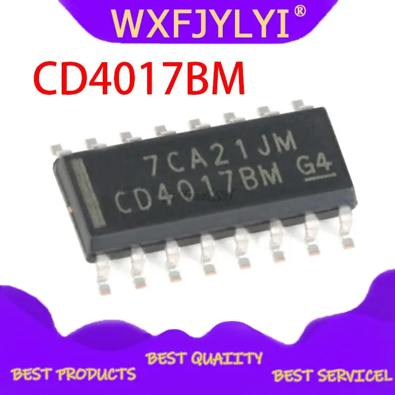 10 Pièces De Circuits Intégrés CD4013BM / MC14013BG SOP-16 | Double Bascule D, Logique CMOS