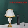 1:12 Dollhouse Retro European Style Mini LED Lamp Reading LED Table Light Lamp Wall Light Battery Powered Room Outdoor Decor Toy 3