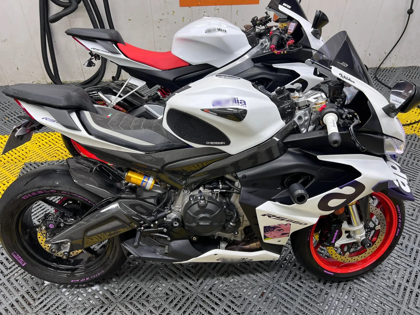  ũ ڳ Ʈ Ŀ, 100% ź  , Aprilia RS660 2021-2023 Motos ׼,  ũ Ŀ ȣ