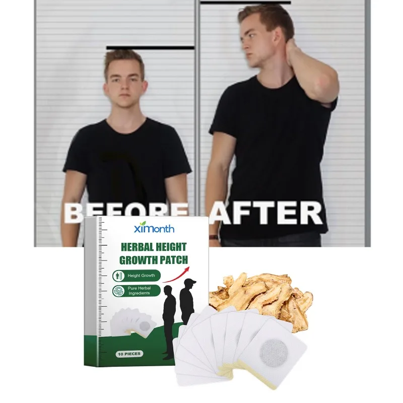Height Increase Foot Patch Herb Conditioning Body Grow Taller Plaster Promote Bone Growth Adults Children Teenagers Sticker slimming patch height increase essential oil