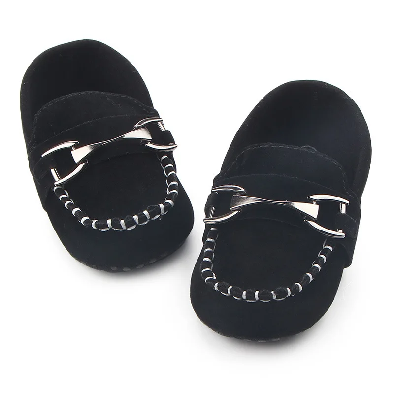 New Baby Boy Girl Shoes Boy Small Leather Shoes Toddler Soft Sole Anti-slip First Walkers Infant Newborn Crib Shoes Moccasins 2