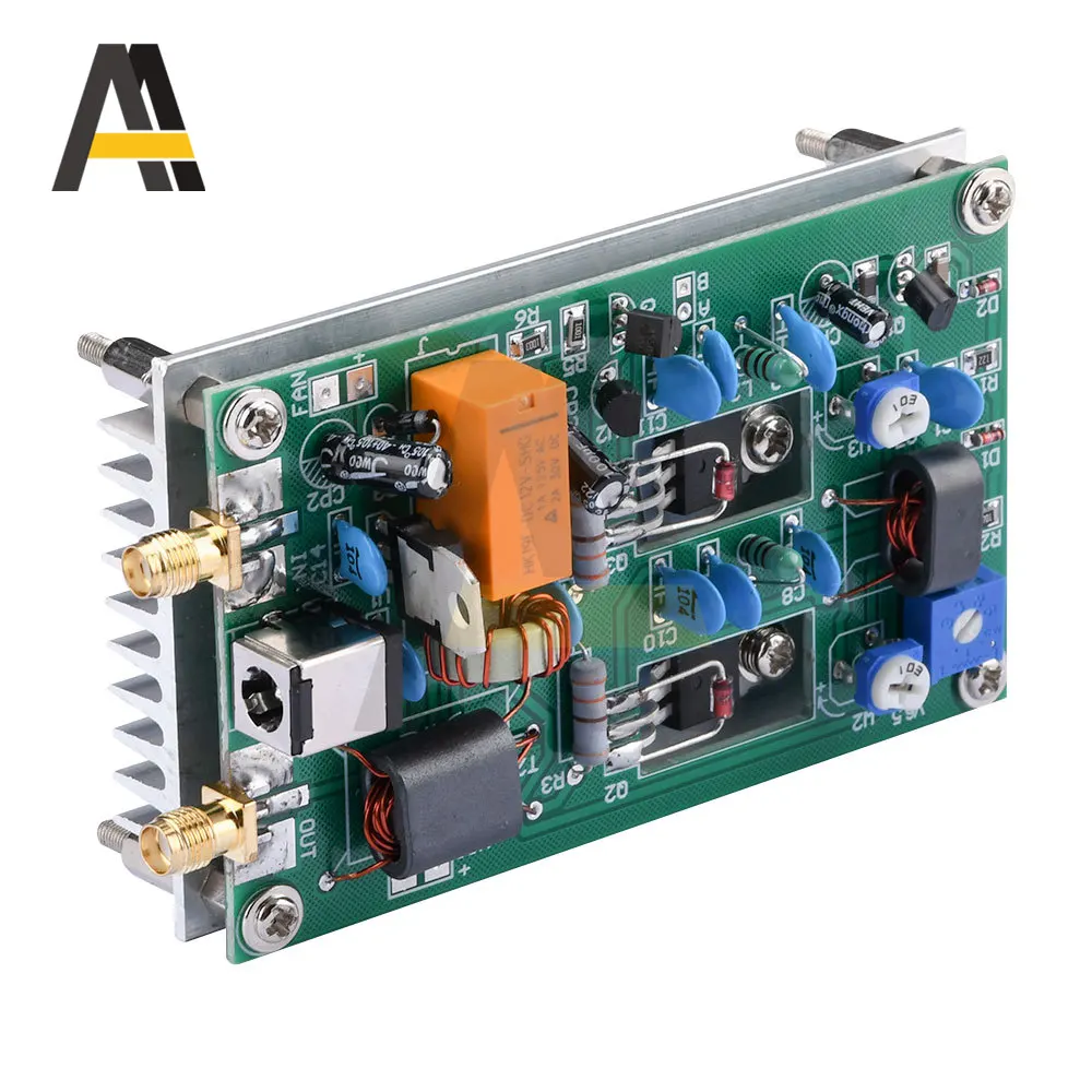 Audio Amplifier 30W 3-28MHz Shortwave Power Amplifier Board CW SSB Linear High Frequency Power Amplifier Finished Module DC12-13.8V