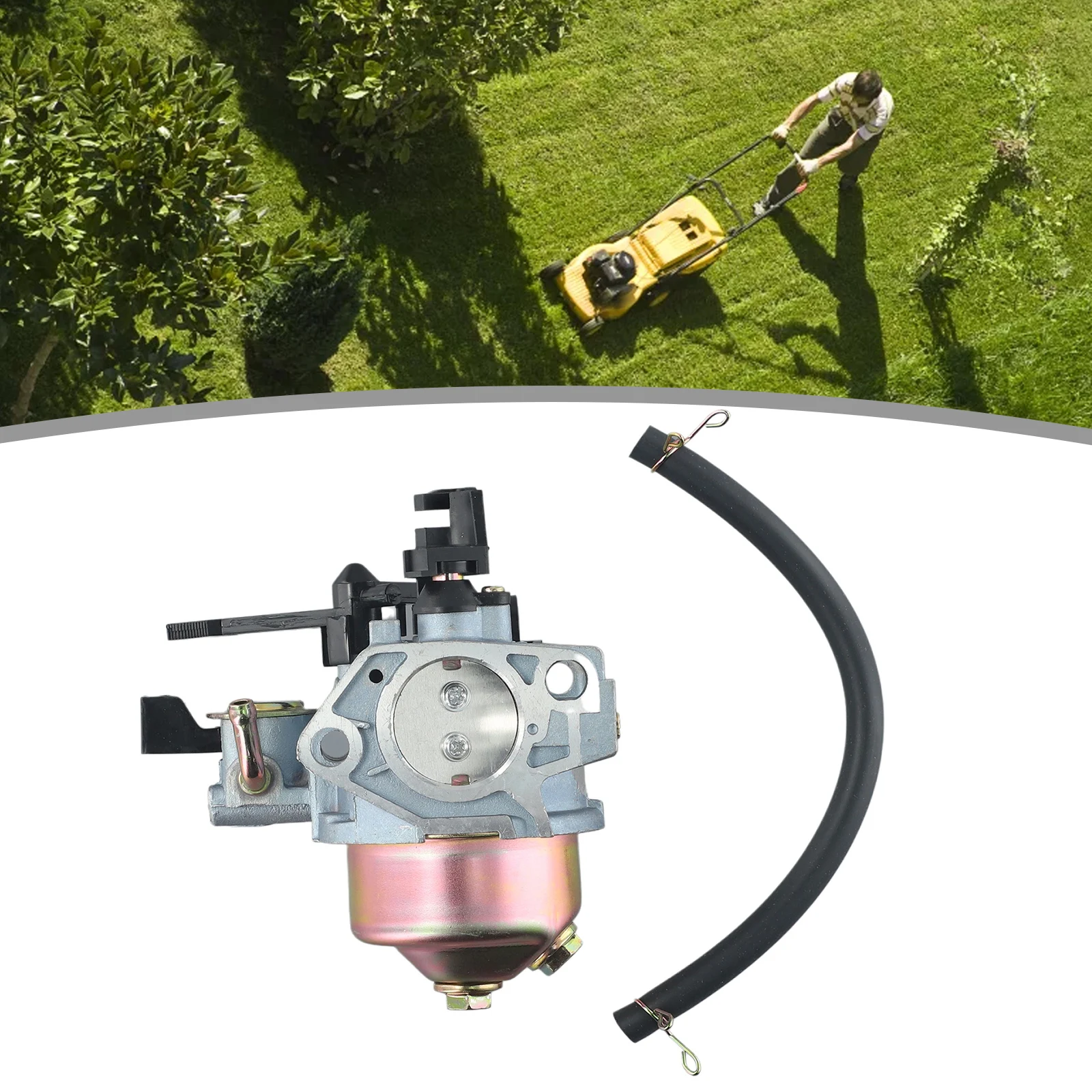 

Carb Carburetor High Quality Kit 1 * Oil Pipe 11HP 13HP Alternatives Engine For Honda GX340 GX390 High quality