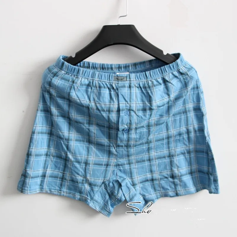 Pajama Underwear For Men 100% Cotton Shorts Snug Lounge Pants 3XL