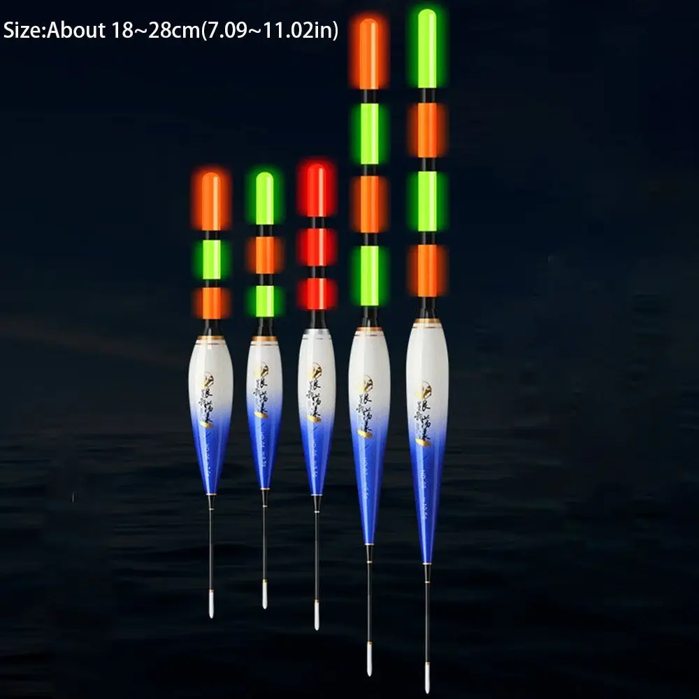 LED Electronic Fishing Float Long Distance Luminous Electronic Tail Drift High Sensitivity Fishing Accessories Smart Float Top